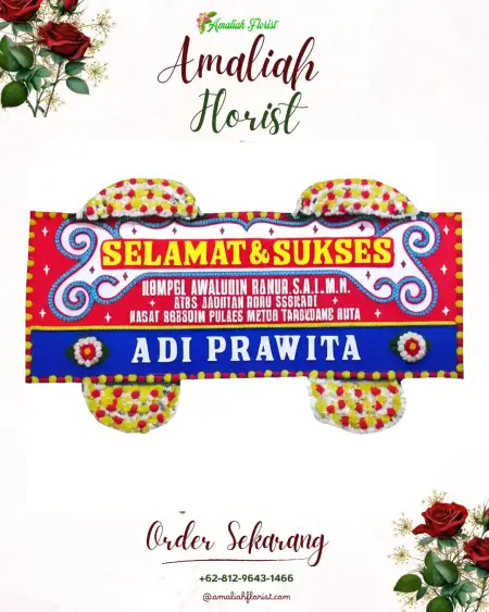 Papan Bunga Ucapan Selamat Kalijaran